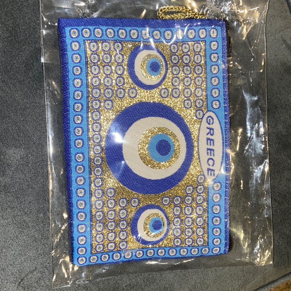 COPY - Greek flag coin purse